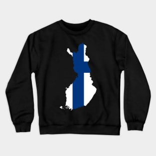 Finland Map Crewneck Sweatshirt